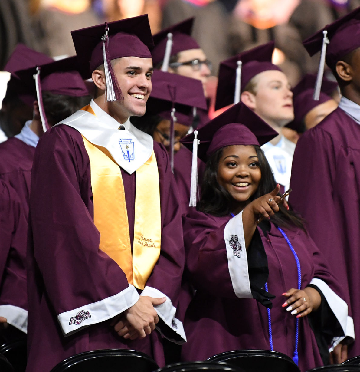 A&M Consolidated High School graduation